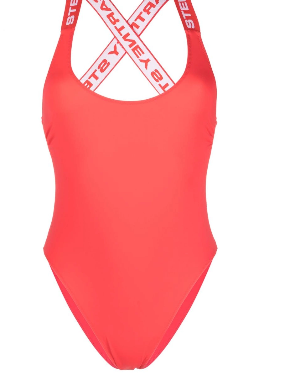 Cheap McCartney Stella Women logo-strap swimsuit 0818